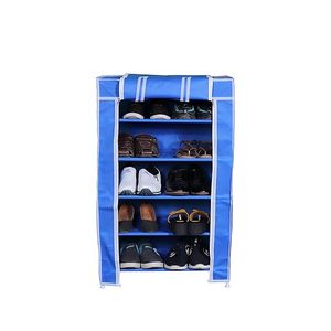 Parasnath Blue COLOUR ชั้นวางรองเท้าเหล็กอ่อน5-6ชั้นชั้นชั้น/ชั้นวางรองเท้าผลิตในอินเดียเปิดตัวใหม่สำหรับพื้นที่ตู้เสื้อผ้า - Product Image 3