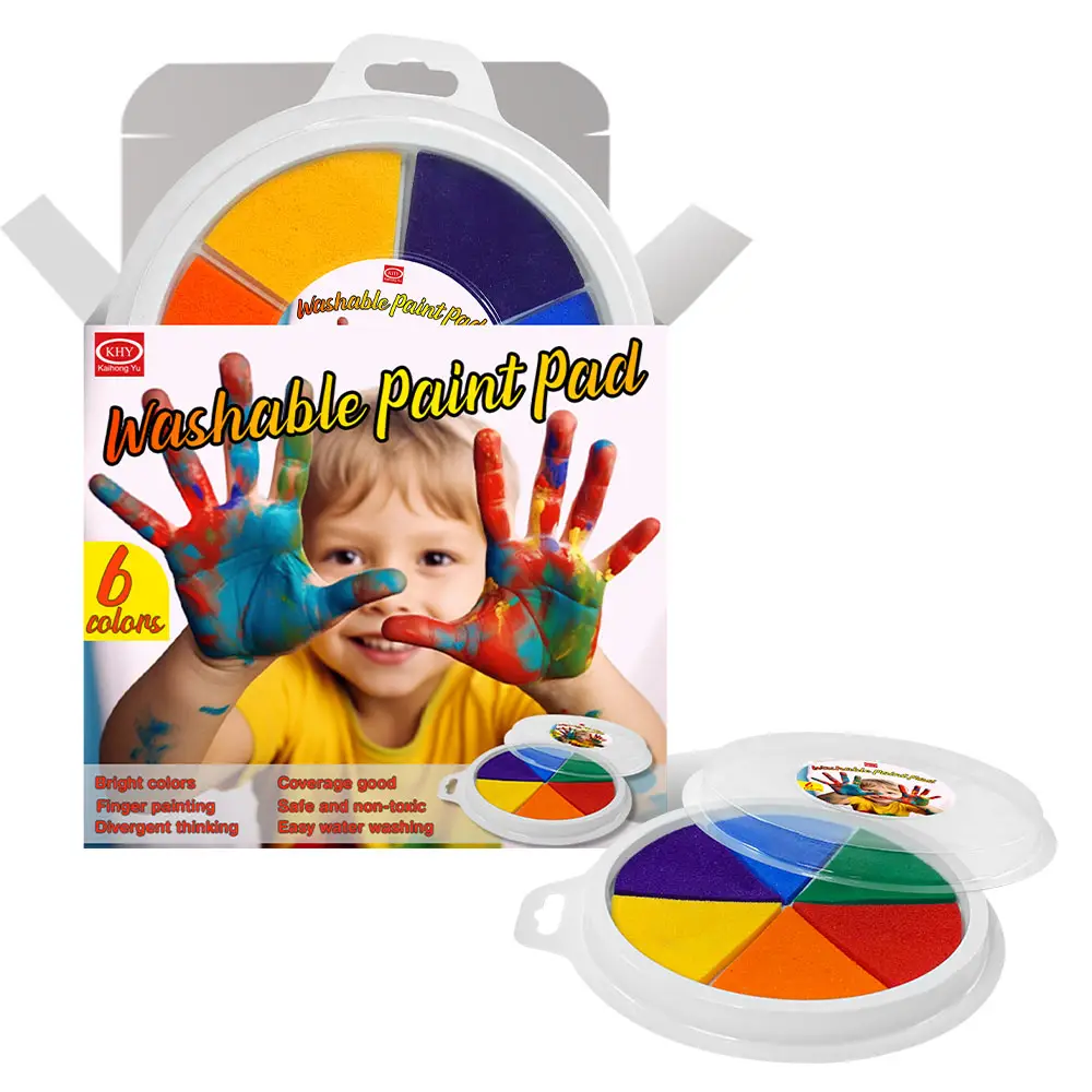 KHY Finger Painting Toy Almohadilla de pintura lavable