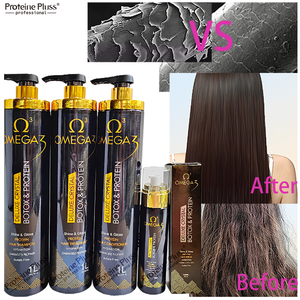 ครีมยืดผมเคราตินสำหรับผมเสีย1000มล. * 3ชิ้นครีมเคราตินสำหรับร้านเสริมสวยมืออาชีพ - Product Image 2