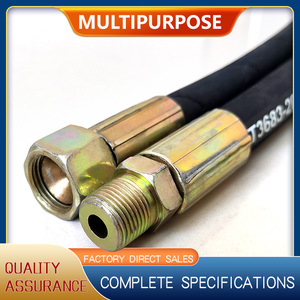 Áp Lực Cao <span class=keywords><strong>Sae</strong></span> <span class=keywords><strong>100</strong></span> R1 Đen Nylon Nhiên Liệu Dầu Không Khí Dây Thép Bện Thủy Lực Cao Su Ống Ống 1/4 Inch 3/4 Inch Ống Lắp Ráp - Product Image 4