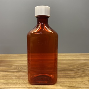 Quy Mô Dược Phẩm Chai Amber Oval <span class=keywords><strong>RX</strong></span> Thuốc Lỏng Chai Với CR Cap - Product Image 6