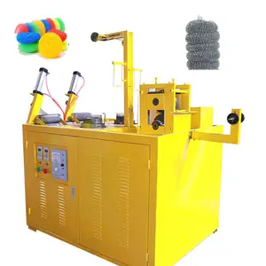 उच्च उत्पादन डबल सुई भेदिया स्पंज बनाने की मशीन/तार जाल रंडी भेदिया/पूर्ण स्वचालित जाल सफाई गेंद मशीन