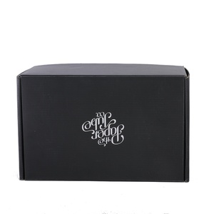 Custom Printed Recyclable Luxury Packaging Box With Own Logo Shoes Black Foldable Cardboard Clothing Packaging Box - Product Image 6
