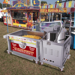 Thép không gỉ gas Caramel bỏng ngô làm Maker Máy Ấm đun nước Ngô bỏng ngô máy để bán công nghiệp bỏng ngô Maker Máy - Product Image 1