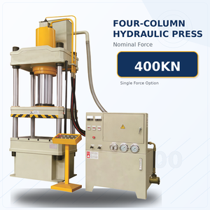 เครื่องปั๊มโลหะแบบสี่คอลัมน์ 400KN 25Mpa ระยะชัก 450-900 มม. เครื่องอัดไฮดรอลิกสำหรับการผลิตชิ้นส่วนยานยนต์ - Product Image 4