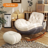 Canapé pouf pingouin moderne imperméable en cuir PU, une place, confort moelleux, housse amovible, pour salon et chambre, luxe décontracté