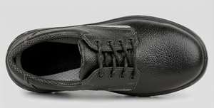 Chaussures de sécurité en cuir pour hommes de qualité supérieure, avec embout en acier et semelle en PU, pour les applications de construction et d'usine, disponibles à la vente - Product Image 6