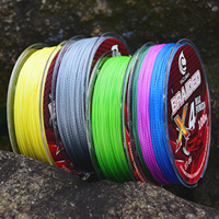Ligne de pêche tressée YACUMA 100M-109YDS à 4 brins, ligne PE coulante disponible en plusieurs couleurs pour les passionnés de pêche OEM/ODM