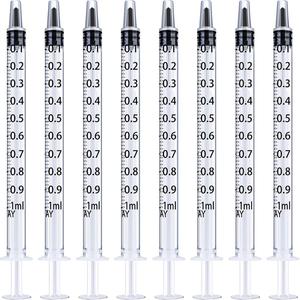 Jeringa de Plástico Gelsonlab HSG-261 con Medición, Sin Aguja, Apta para Laboratorios Científicos, Medición, Riego, Recarga de 1 ml - Product Image 1