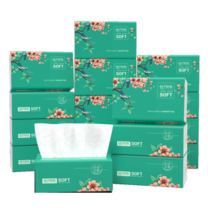 Orange Girl Facial <b>Tissues</b> 150x170mm 5 Layers 270 Sheets Per Pack Soft Thick 12 Packs Household Use - Product Image 5
