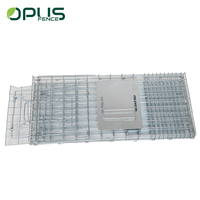 Jaula plegable de acero galvanizado para ratas, trampa para Control de tamaño múltiple