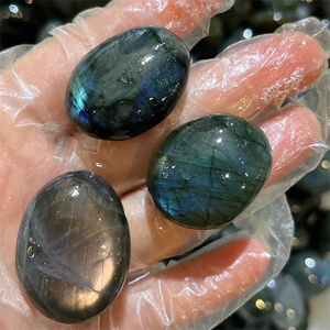 <span class=keywords><strong>Labradorite</strong></span> de haute qualité <span class=keywords><strong>d</strong></span>égringolé cristal naturel artisanat Flash <span class=keywords><strong>Labradorite</strong></span> Palm à vendre - Product Image 5