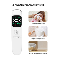 Thermomètre frontal intelligent Bluetooth multi-utilisateurs pour les familles, alerte de fièvre et suivi de la santé avec connectivité via application, alimentation électrique