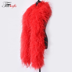 <span class=keywords><strong>Boa</strong></span> di Piume di Struzzo Nere Spesse di Lusso Bianche 12, 14, 16, 18, 20 Strati per Abito da Sposa |   Costume |   <span class=keywords><strong>Boa</strong></span> di Moda per Carnevale - Product Image 4