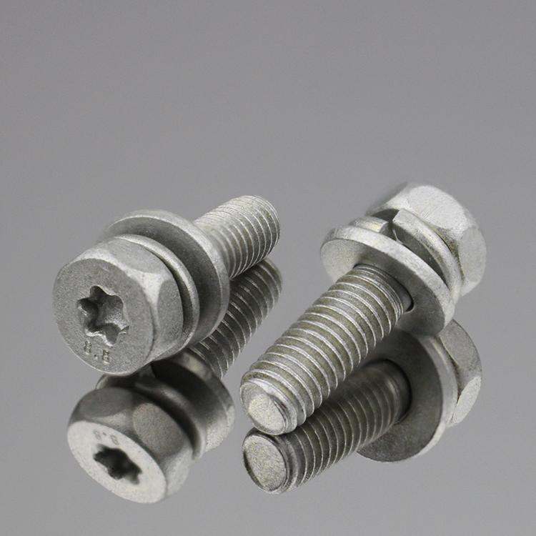 12 個 T10 トルクスチタンネジ M4 ネジ付きパープルカラー
