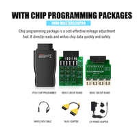 VIDENT IODO Master520 Pro : Outil professionnel de programmation de puces et d'odomètre, avec fonctions OBD2, lecture/écriture d'odomètre et de données d'huile ECU