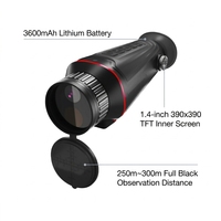 Telescopio para Exteriores con Visión Nocturna a Color de Largo Alcance 4K, Gran Angular, para Observación de Vida Silvestre y Caza con Imágenes Térmicas
