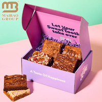 Boîte d'emballage de gâteau de luxe personnalisée Boîtes en papier pour boulangerie pour desserts Brownies à emporter Pain Bonbons Pâtisserie Baklava Biscuits Boîtes alimentaires
