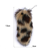 Porte-clés en peluche créatif pour sac et bagages, pendentif pour cartable, adorable figurine en fausse fourrure pour téléphone, couleur unie