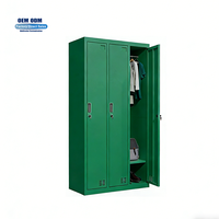 Armoire de rangement pour vêtements de chambre à coucher en acier moderne Bo Jiao, avec porte à verrouillage, gain de place
