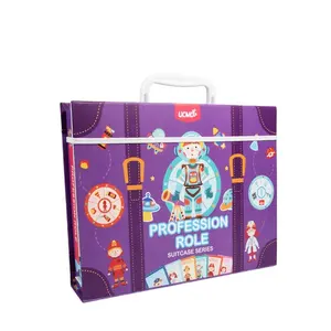 Koffer Serie Kind Speelgoed Beroep Cognitie Educatief Speelgoed Magnetische Puzzel Game