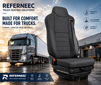 Asiento de Conductor con Suspensión Neumática REFERNEEC para Camiones de Servicio Pesado ISRI 6860/875, Conducción por la Izquierda, para Camiones Mercedes Benz