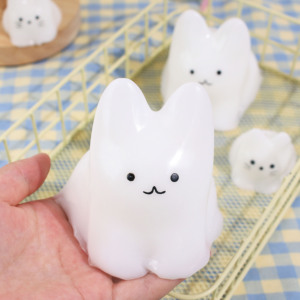 Jouet sensoriel anti-stress en forme de lapin, mignon, rembourré de sable, extensible, parfumé, en TPR, unisexe - Product Image 4