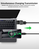 Adaptateur porte-clés OTG en alliage de zinc Jaya neuf, Micro USB vers USB avec protection contre les courts-circuits pour utilisation avec téléphone portable, sortie CC