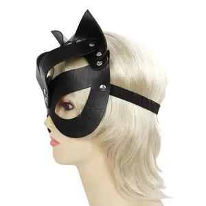 Masque Fantaisie de Catwoman en Latex, pour Halloween, Nouveauté, Déguisement de Luxe, Tigre, Renard, Hibou