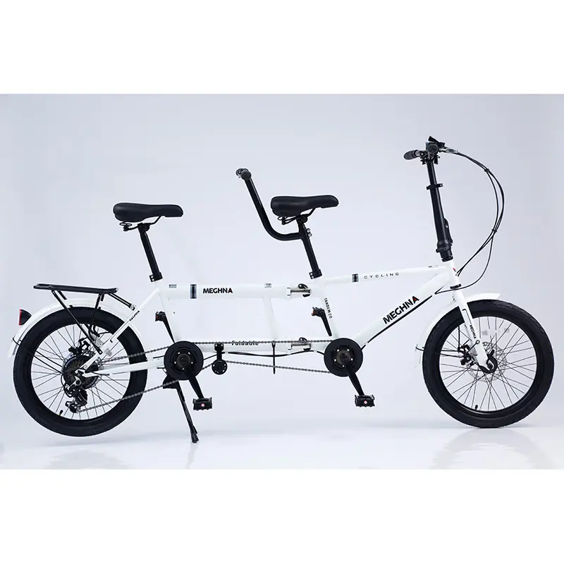 New Style popular Folded Mountain Tandem Bike Double 2 Person Bike Bicycle