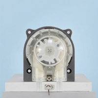 LEFOO Démontage rapide Moteur 24V DC 280 ml/min Petite pompe péristaltique Transfert Microfluidique Pompe doseuse multifonctionnelle