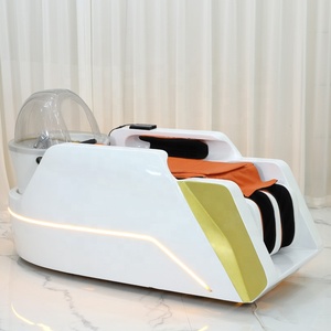Fauteuil de lavage électrique automatique pour salon, avec fonction spa, hydrothérapie et massage - Product Image 2