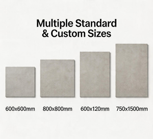 Carrelage en micro-<span class=keywords><strong>ciment</strong></span> moderne en gros, 600x1200mm, aspect <span class=keywords><strong>ciment</strong></span>, finition mate, antidérapant, pour hôtels, commerces et espaces extérieurs - Product Image 6