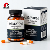 Capsules de Palmier Nain Premium pour la Santé de la Prostate, Bloqueur Naturel de DHT, Capsules en Vrac pour la Perte de Cheveux, Certifié GMP ISO, OEM