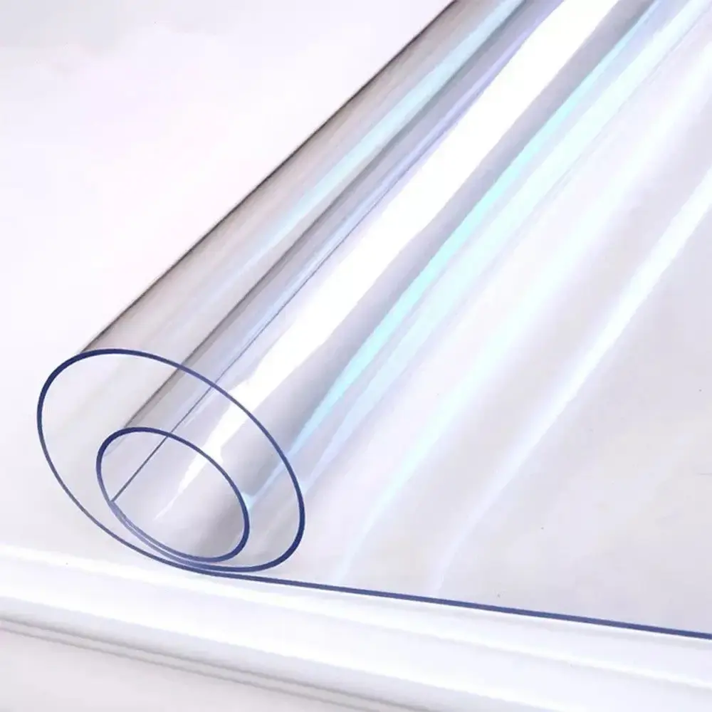 0.05-5mm clair flex pvc approvisionnement d'usine film pvc transparent de qualité alimentaire fabriqué en Chine