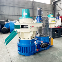 Moulin à granulés de bois automatique pour la biomasse de sciure de bois à moteur diesel ligne complète machine de fabrication de granulés de bois à filière plate