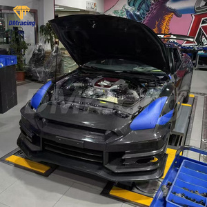 Parachoques Delantero de Fibra de Carbono Seca Estilo TopSecret 2024 para Nissan <span class=keywords><strong>Gtr</strong></span> R35 - Product Image 2
