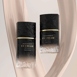 <span class=keywords><strong>30ml</strong></span> 50ml Chất lượng cao rỗng bán buôn sang trọng thiết kế độc đáo OEM Glass Lotion Bơm vuông trang điểm lỏng Foundation chai - Product Image 1