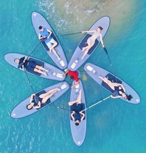Nouvelle planche de surf SUP rigide transparente non <span class=keywords><strong>gonflable</strong></span> certifiée CE unisexe avec carte photo - Product Image 6