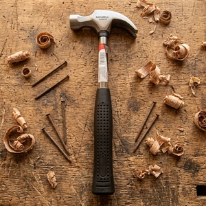 Marteau à griffes KAFUWELL traité thermiquement avec manche en <span class=keywords><strong>tube</strong></span> d'acier et poignée antidérapante pour la menuiserie professionnelle, le bricolage et les réparations domestiques - Product Image 2