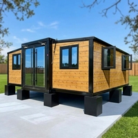 Maison conteneur extensible de luxe 20 pieds 40 pieds avec structure coupe-vent conforme aux normes australiennes pour un logement fiable