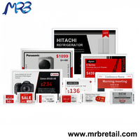 Tienda minorista ESL Precio electrónico Etiqueta electrónica Etiqueta de precios inteligente Sistema de etiquetado de estantes digitales Pantalla de borde de estante digital LCD