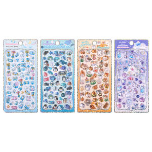 <span class=keywords><strong>Adesivi</strong></span> 3D in cristallo solido in rilievo per bambini in stile giapponese pinguino coniglio unicorno decorativi regalo regalo <span class=keywords><strong>adesivi</strong></span> - Product Image 1