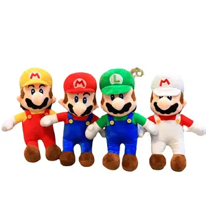 HL ucuz toptan yüksek kalite ayakta süper Mario peluş oyuncaklar oyun çocuklar için peluş oyuncaklar sevimli süper Mario oyuncak
