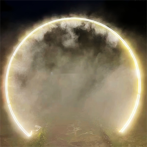 Özel DIY sahne paslanmaz çelik kemer düğün dekorasyon için soğutma sis makinesi Misting - Product Image 2