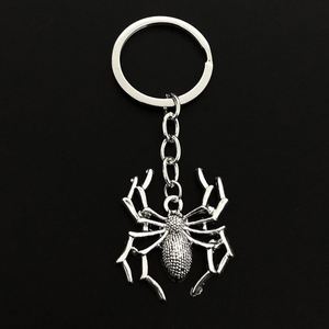 Spider Keychain Araneid Animal <b>Key</b> Ring Metal <b>Key</b> <b>Chains</b> Halloween Gifts for Women Men Handbag Accessories DIY Handmade Jewelry - Product Image 3