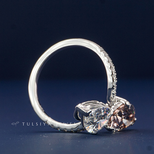14K Solid Gold Lab Grown <b>Diamond</b> <b>Ring</b> for Women Elegant Brilliant Cut Synthetic <b>Diamond</b> Engagement <b>Ring</b> Fine Jewelry Timeless - Product Image 2