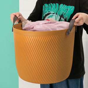 Chất lượng cao đan thiết kế nhựa lưu trữ giỏ lưu trữ đồ chơi Giỏ quần áo lưu trữ giỏ - Product Image 3