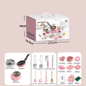 Mini-cuisine pour enfants, ustensiles de cuisine réalistes, jouet de cuisine pour enfants - Product Image 2