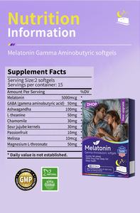 Cápsulas de suplemento para dormir con melatonina y Ashwagandha L Theanine-Suplemento de Salud de relajación para ayudar a dormir - Product Image 6